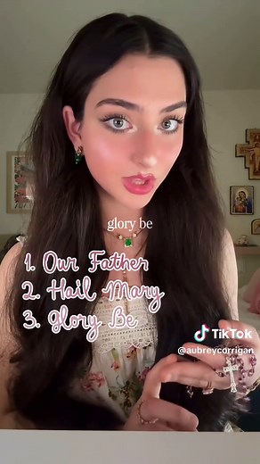 how to say the rosary in latin - pt. 1✨ #catholic #catholicgirl #rosary #latin #traditional