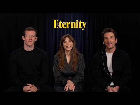 ETERNITY Cast Interview! Elizabeth Olsen, Miles Teller, Callum Turner, A24
