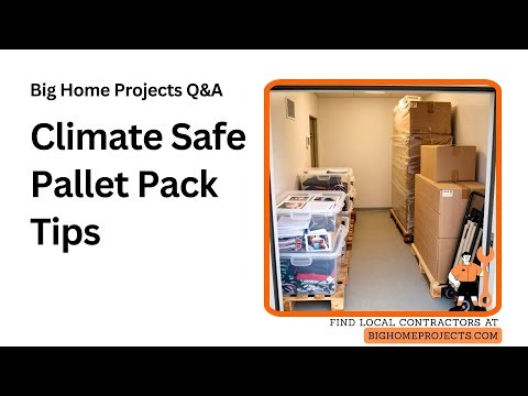 Climate-Controlled Palletized Storage Packing Guide