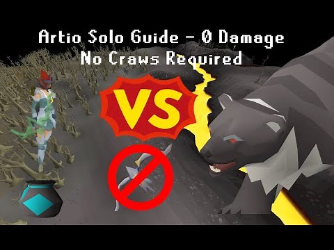 OSRS Artio New Wilderness Boss - No Craws Bow Ironman - Quick Guide
