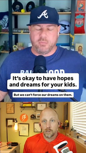 It’s okay to have hopes and dreams for your kids. That’s totally normal and completely natural. Where we get in trouble is when we start projecting our dreams on our kids and force them into what we want for them instead of helping them discover what they want for themselves. #youthsports #sportsparents #parenting #travelball #raisingkids | Healthy Sports Parents