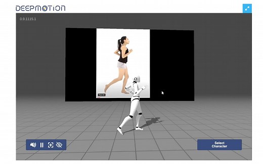 从视频中在线AI动作捕捉网站DEEPMOTION Animate 3D教程
