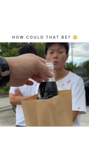 universe___education on Instagram: "- The video demonstrates a magic trick where a Coca-Cola bottle appears to vanish and reappear within a paper bag, leveraging principles of misdirection and sleight of hand, common in stage and parlor magic as described by Vanishing Inc. Magic. - The illusion exploits visual perception, similar to optical illusions where the brain fills in missing information based on prior knowledge, as seen in the Reddit discussion about a red Coke can illusion, where no red