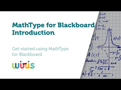 MathType for Blackboard