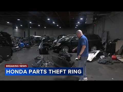 Police uncover alleged chop shop with stolen Hondas in North Philadelphia