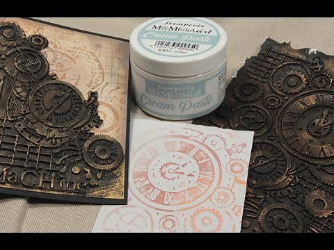 Stamperia Cream Paste and Moulds Tutorial!
