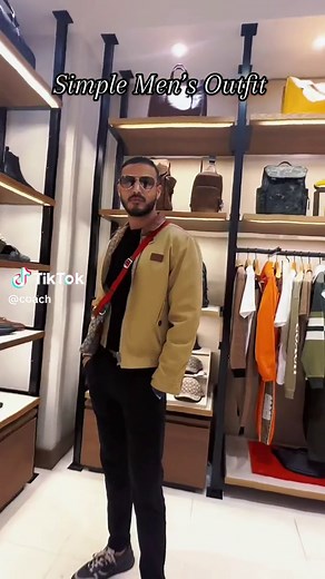Sleek Coach Men's Fashion Outfit Styling
