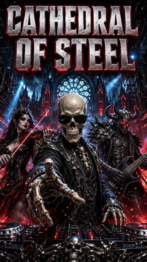 DJ Bones – Cathedral of Steel | Dark Techno, Hard Trance & Gothic Metal Mix 2026