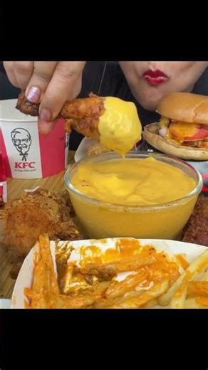 KFC Smokey Red Chicken Legpiece 🍗 #mukbang #food #shorts #foodie #viralvideo #ytshorts