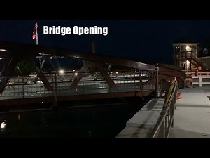 Fairport, NY Draw Bridge Opening