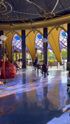 The Constellation Carousel in Celestial Park at Epic Universe is a truly beautify and wondrous attraction - Do not pass on this ride…sit back, relax, and enjoy the cosmos 🌌 💫 - Universal Orlando Resort | Doctor Disney
