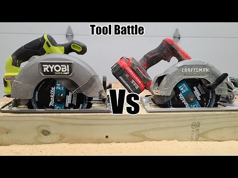 Craftsman V20 Brushless Vs Ryobi 18V One+ HP Brushless 7-1/4" Circular Saw Battle | Tool Test