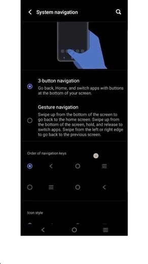 navigation button kaise change kare | how to hide the navigation bar #short