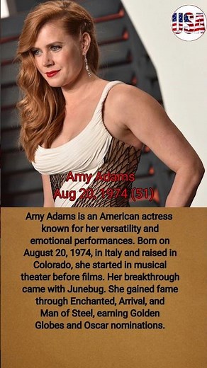 Amy Adams Biography | From Struggle to Hollywood Star ⭐ #Shorts