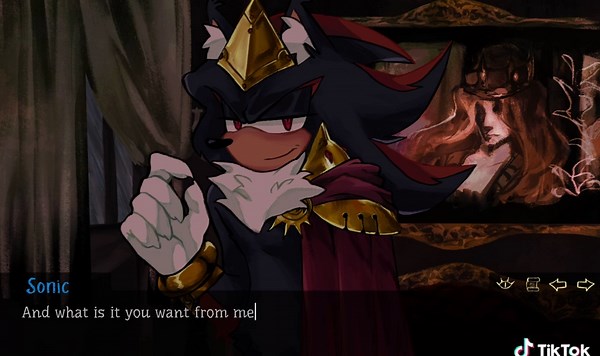 King Shadow y Sonic: Novela Visual de Fanart