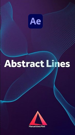 Abstract lines animation in After Effects | Tutorial