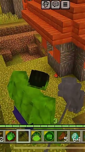 I Turned Into Hulk on My Channel #minecraft #hulk #minecrafthulk #shorts