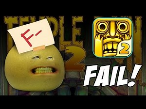 The Annoying Orange - Grapefruit Fails at Temple Run 2