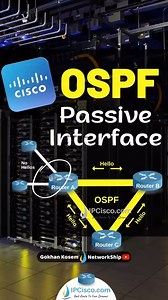Cisco OSPF Passive Interface!! | IPCisco.com . CCNA Course: https://ipcisco.com/course/ccna-certification/ . Packet Tracer Lab Files: https://ipcisco.com/cisco-packet-tracer-configuration-examples/ . CCNA Flashcard Questions: https://ipcisco.com/ccna-flashcard-questions/ . Network Quizes: https://ipcisco.com/all-quizes/ . #cisco #ccna #networkengineers | Ipcisco