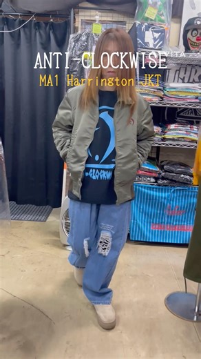 【ANTI-CLOCKWISE】MA1 Harrington JKT-BASE #anticlockwise #アンチクロックワイズ #ma1 #ハリントンジャケット #moshmachine