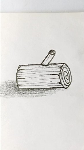 wood 🪵 drawing easy technique #wood #drawing #easy #technique #shorts #howtodraw