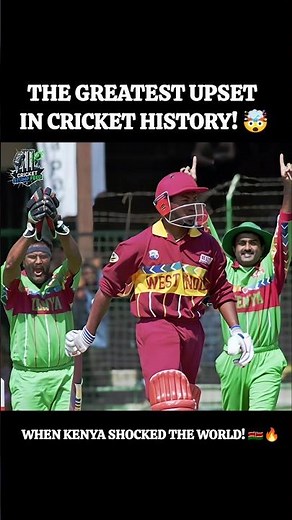 The Greatest Cricket Upset Ever: Kenya Stuns West Indies in 1996 World Cup