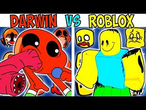 ALL DARWIN VS ROBLOX TEST | FNF Character Test | Gameplay VS Playground