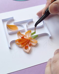 Create unique monogram artwork and personalised cards with our Floral Letter Paper Quilling Kits and Template Pads. | Katy Sue Designs Crafts | Facebook