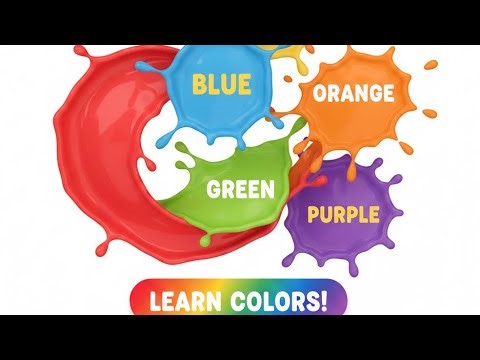 Colours Name | Kids Learning | Colour Names Song | Colour Names with Cute Objects | Baby Learning