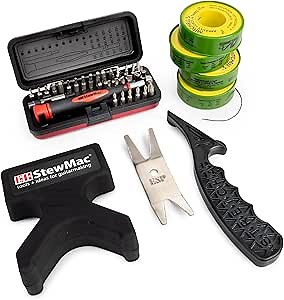 StewMac Guitar Tech Case Candy Set, Essential Guitar Maintenance Tools