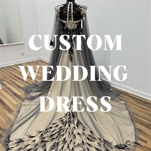 Bespoke Couture Wedding Dress: Personalized Bridal Gown Design - Etsy
