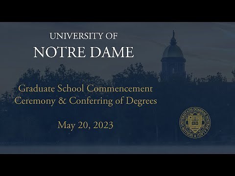 Graduate School Commencement Ceremony and Conferring of Degrees
