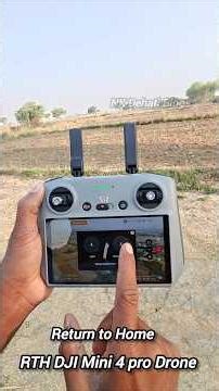 Dji mini 4 pro Rth Return to Home Fituers 🤷🛬 #droneshots #dronerthfitures #droneshots