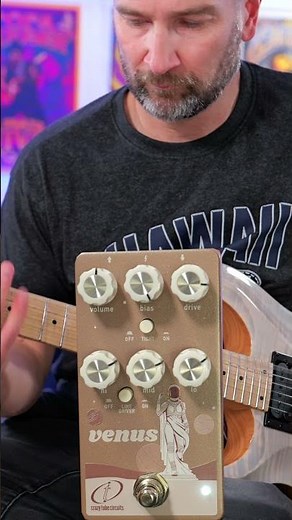 Crazy Tube Circuits Venus: Real Tube Inside! #guitar