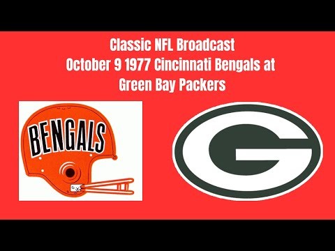 October 9 1977 Cincinnati Bengals at Green Bay Packers
