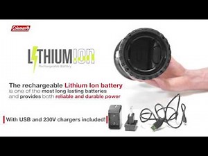 Coleman® BatteryLock™ Twist+ 300 Black LED Lantern - EN