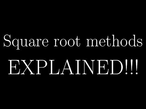 EXPLAINED: Calculating square roots easily (BABYLONIAN and more)