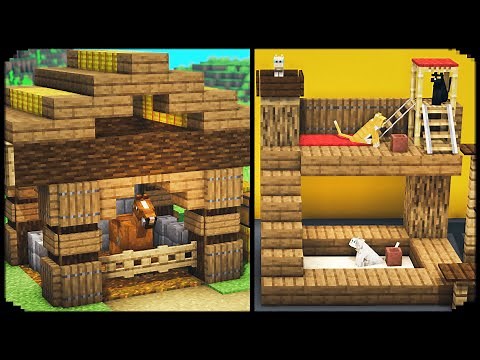 Minecraft: 5+ Pet House Designs | Minecraft Animal House Idea