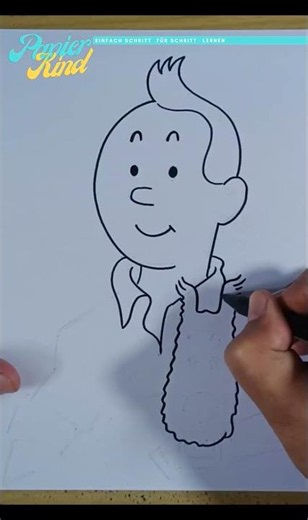 Kurzanleitung in einer Minute Comic Figuren zeichnen Schritt für Schritt Anleitung