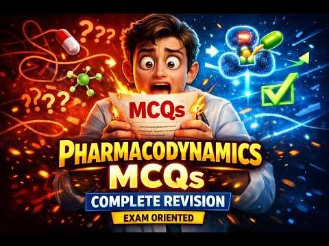 Pharmacodynamics MCQs Marathon 🧠⚡ | Crack Your Exam in One Shot