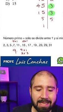 ¿Qué es un NÚMERO PRIMO? 👈