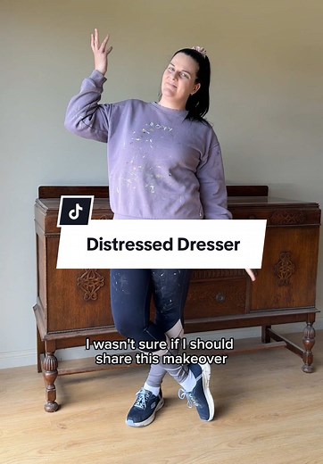 Stunning Distressed Dresser Makeover Transformation