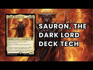 Sauron, the Dark Lord Deck Tech | Ring Tempts, Amass, Orcs | Commander EDH MTG