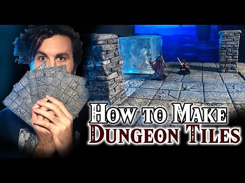 How To Make Dungeons Tiles! [CHEAP and EASY!]