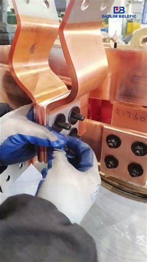 High-Voltage Engineering: Fixing Busbars on a Power Transformer