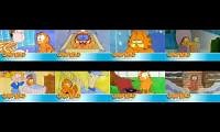 Mix of 8 videos from youtube : All 8 Episodes of Garfield and Friends Playing at the Same Time