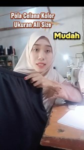 Cara mudah membuat pola celana kolor ukuran All size #polacelanakolor #celanakolor #menjahit #sewing | Furi Yanti