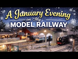 A Magical January Evening 🚂 Hornby OO Gauge Trains in Action! #modelrailway #railroad #hornby