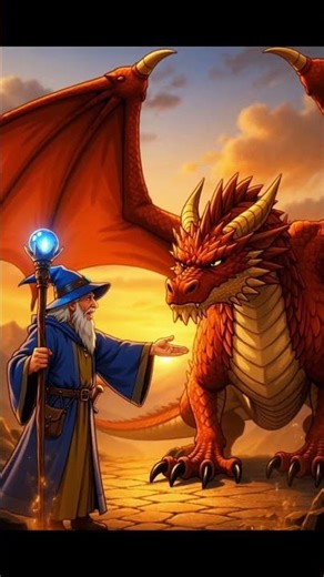 How a Young Wizard and Ancient Dragon Saved Their Magical Realm