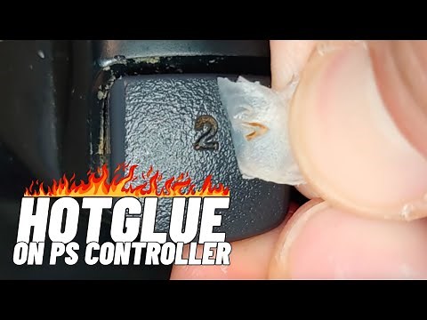 Cleaning PS3 Controller With Hot Glue 🕸️